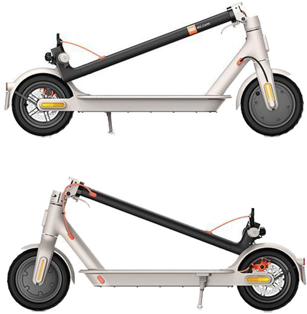 Hulajnoga elektryczna Xiaomi Mi Electric Scooter 3 Gray (37838) - obraz 6