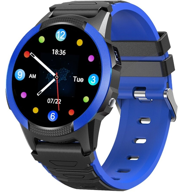 Smartwatch dla dzieci z funkcją dzwonienia i GPS GOGPS ME X03 4G Niebieski (22900) - obraz 1