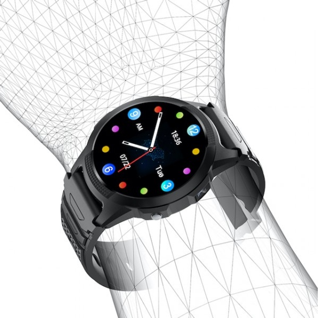 Smartwatch dla dzieci z funkcją dzwonienia i GPS GOGPS ME X03 4G Czarny (22901) - obraz 3