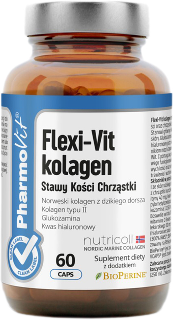 Pharmovit Flexi-Vit Kolagen 60 kapsułek (5904703900696) - obraz 1