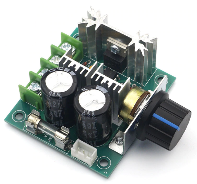 DC ШИМ регулятор 12-40В / PWM регулятор скорости мотора 10А 400W 13 кГц - Фото 1 DC ШИМ регулятор 12-40В / PWM регулятор скорости мотора 10А 400W 13 кГц - изображение 1