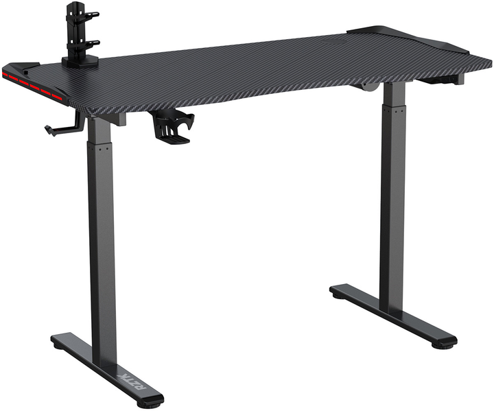 Стол с электрорегулировкой высоты RZTK eDesk RGB Carbon 2 1200 х 600 мм ...