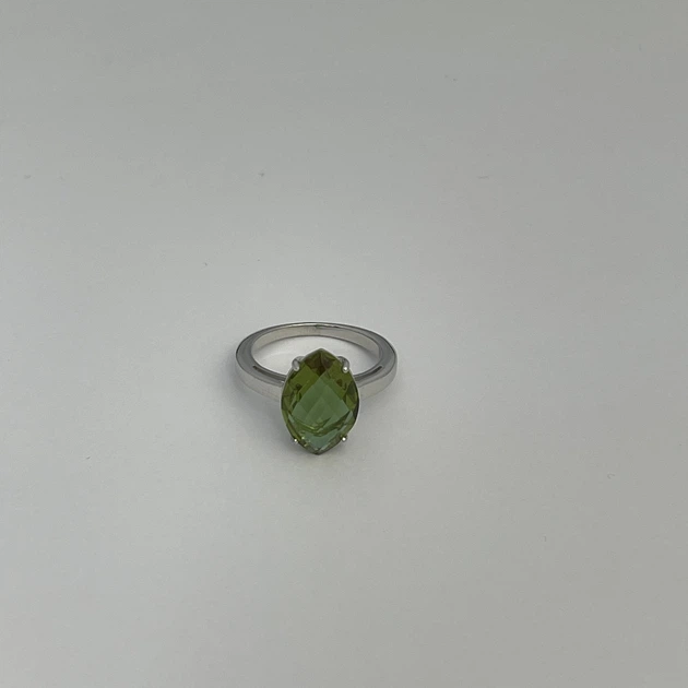 Серебряное кольцо с Султанит султанитом 5.103ct, вес изделия 3,64 гр (2122050) - изображение 4