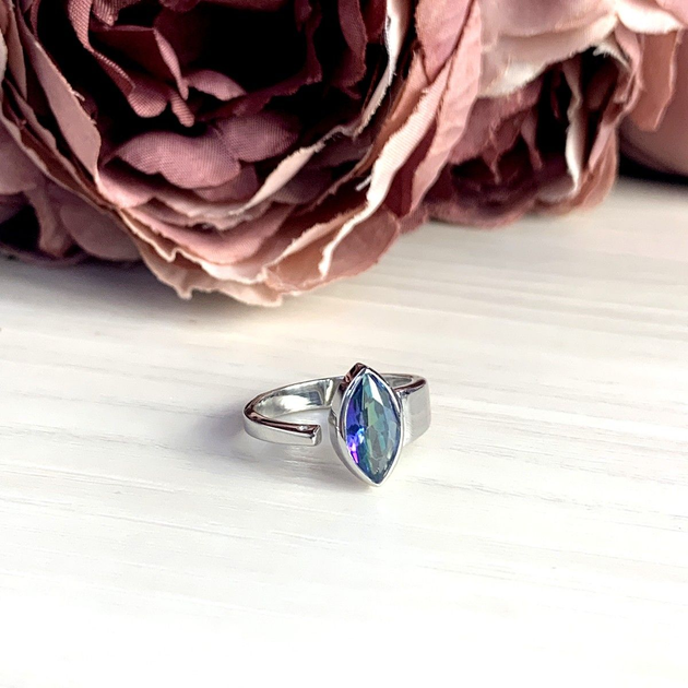 Серебряное кольцо с мистик топазом 1.34ct, вес изделия 3,58 гр (1921401 ...