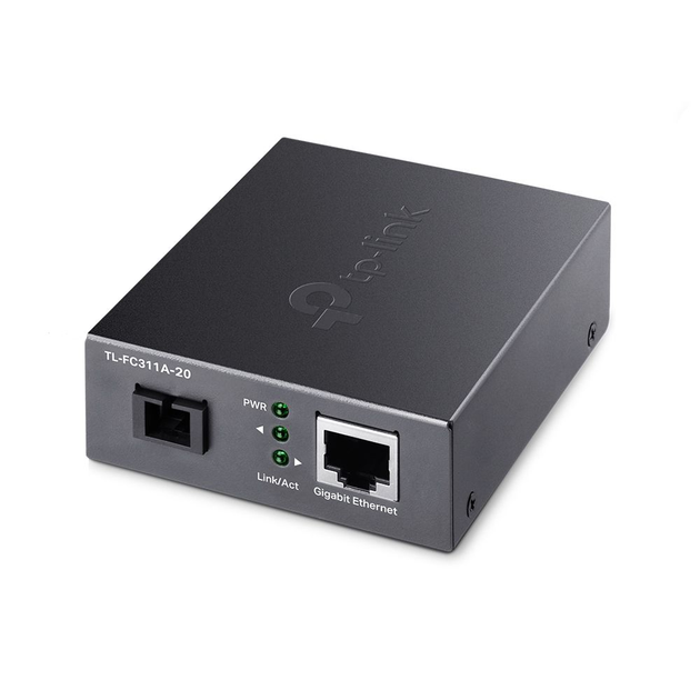 Медiаконвертер TP-LINK TL-FC311A-20 10/100/1000 WDM (TX 1550nm RX 1310nm) SM 20km SC - изображение 1