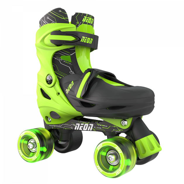 Ролики Neon COMBO SKATES Салатовий (Розмір 34-38) - зображення 6