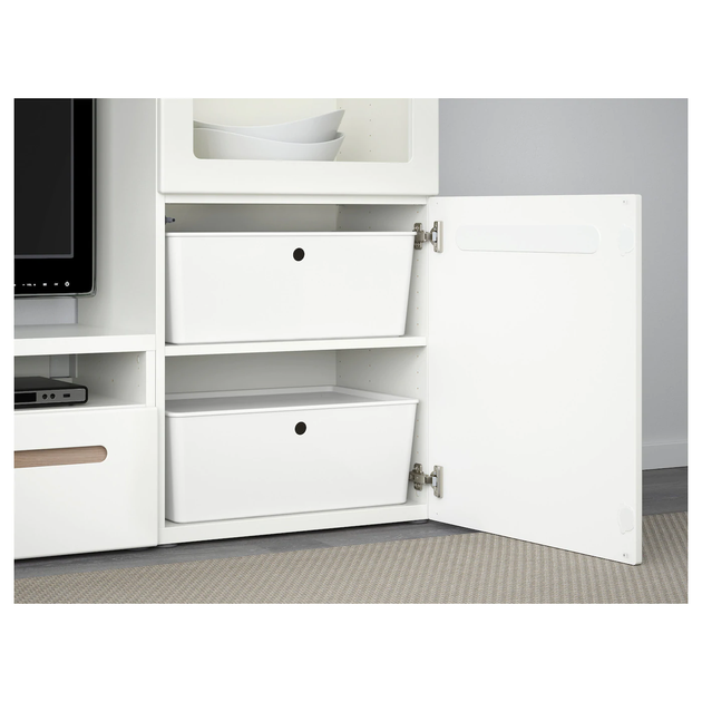 Коробка KUGGIS IKEA 102.802.03 білий 37х54х21 пластик - зображення 3