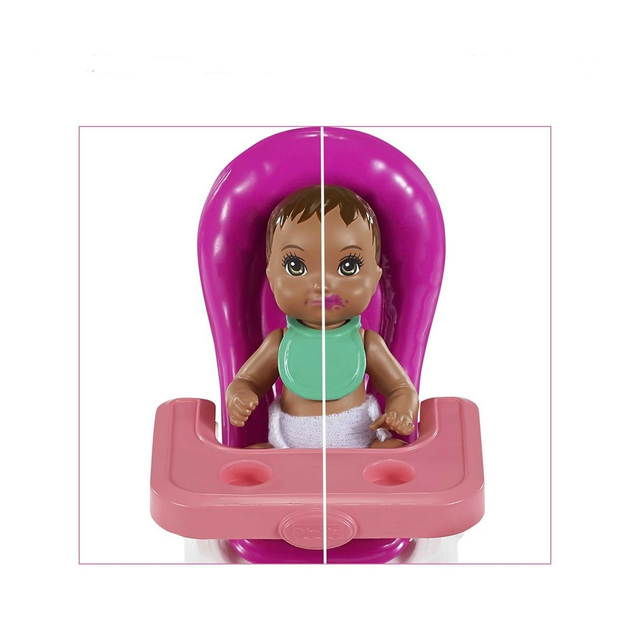 Ігровий набір із ляльками Barbie Няня Барбі Міні-День народження GRP41 (887961909616) - зображення 3