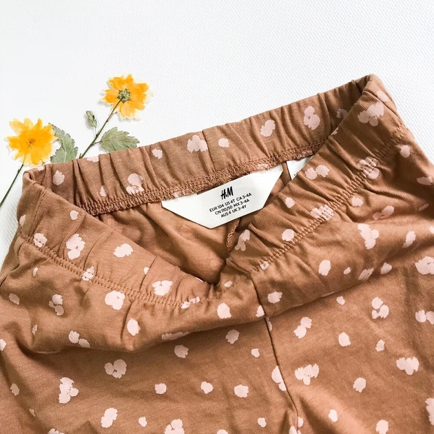 Комплект для девочки H&M 104 см коричневый артикул Л461 - Фото 6 Комплект для девочки H&M 104 см коричневый артикул Л461 - изображение 6