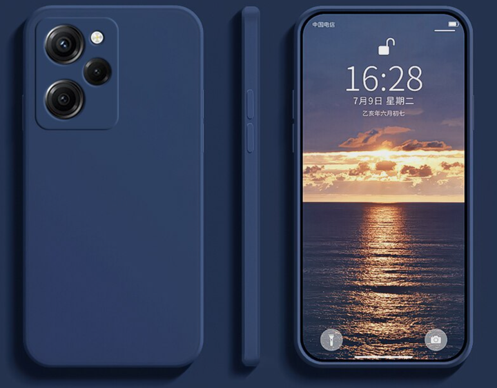 Силіконовий чохол Soft Touch для Xiaomi Redmi 12 Темно-синій - Фото 1 Силіконовий чохол Soft Touch для Xiaomi Redmi 12 Темно-синій - зображення 1