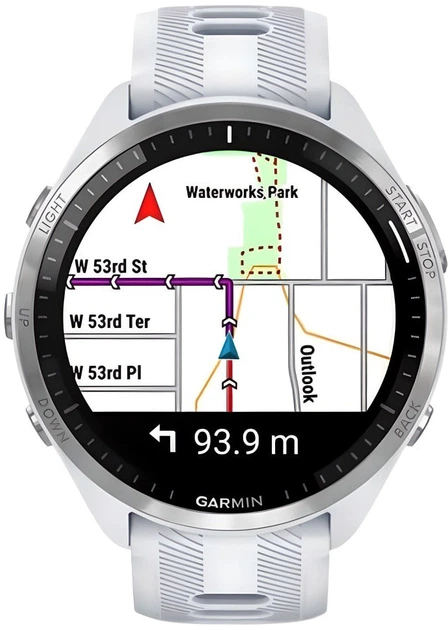 Смарт-годинник Garmin Forerunner 965 Whitestone (010-02809-11) - зображення 4