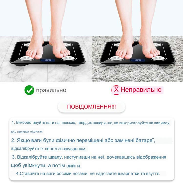 Смарт-весы Scale one TZC009 - изображение 6