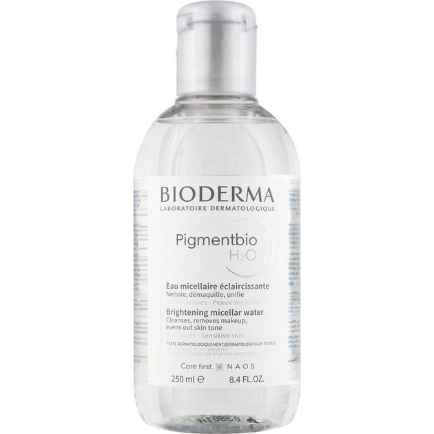 Міцелярна вода Bioderma Atoderm Pigmentbio H2O для освітлення шкіри 250 мл (3701129800102) - зображення 1