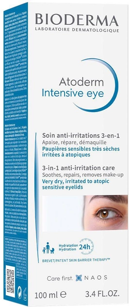 Preparat do konturowania oczu Bioderma Atoderm intensywny 100 ml (3701129801963) - obraz 1