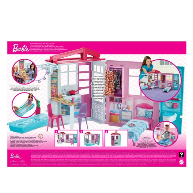 Przytulny domek Barbie z wyposażeniem FXG54 (887961690798) - obraz 4