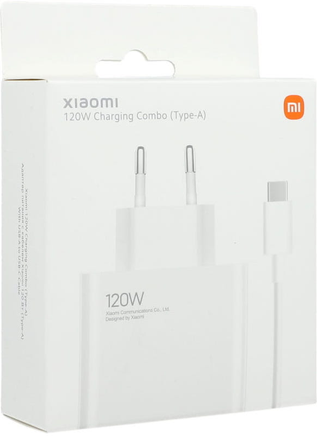 Зарядний пристрій Xiaomi Charging Combo 120W (Type-A) + USB Type-C Cable EU (40034) - зображення 3