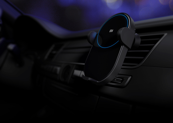 Uchwyt samochodowy do telefonu z ładowaniem bezprzewodowym Xiaomi Mi Wireless Car Charger 20W Black (GDS4127GL) - obraz 5