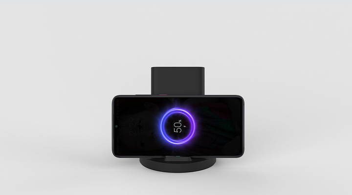 Бездротовий зарядний пристрій Xiaomi Wireless Charging Stand 20W (26552) - зображення 7
