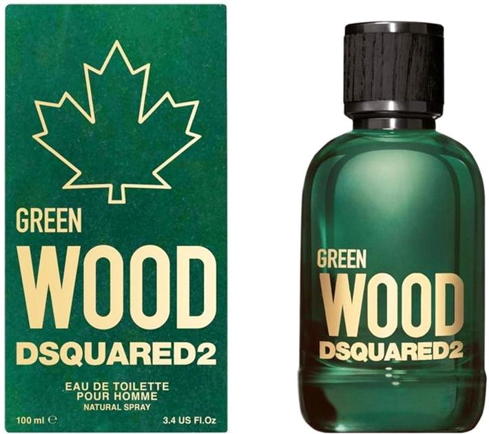 Туалетна вода для чоловіків Dsquared2 Wood Green Pour Homme 100 мл (8011003852741) - зображення 1