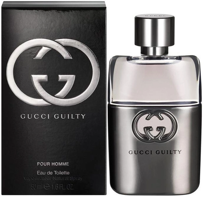 Туалетна вода для чоловіків Gucci Guilty Men 50 мл (0737052339207) - зображення 1