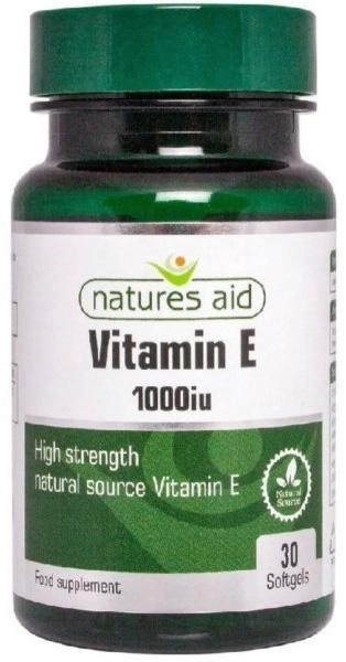 Натуральний вітамін Е 1000 МО 30 капсул (5023652520301) - зображення 1
