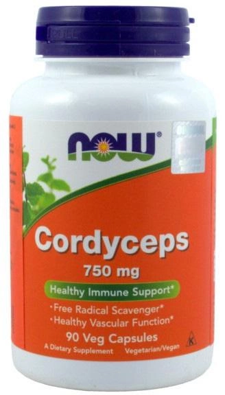 Suplement diety Now Foods Cordyceps 750 mg 90 kapsułek (733739030054) - obraz 1