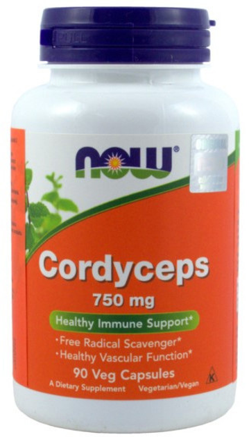 Suplement diety Now Foods Cordyceps 750 mg 90 kapsułek (733739030054) - obraz 1