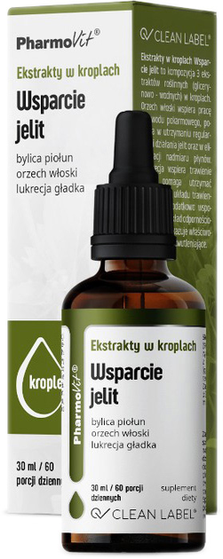 Pharmovit Ektrakt Wsparcie Jelit 30 ml (5902811233910) - obraz 1