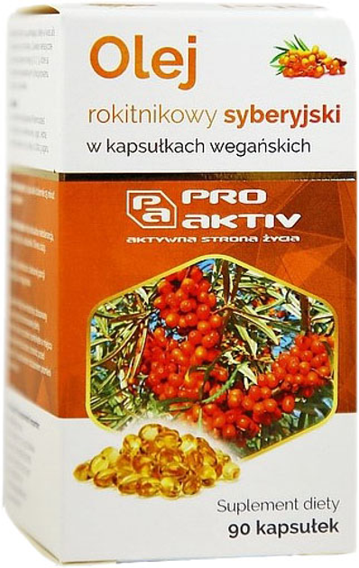 Pro Aktiv Olej Rokitnikowy Syberyjski 90 kapsułek (5905133149242) - obraz 1