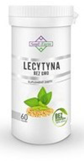 Харчова добавка Лецитин Soul Farm Premium без ГМО 550 мг 60 капсул (5902706731538) - зображення 1