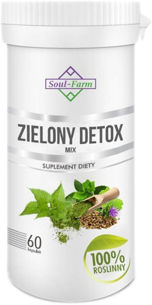 Харчова добавка Soul Farm Premium Green Detox 60 капсул Очищення (5902706731910) - зображення 1