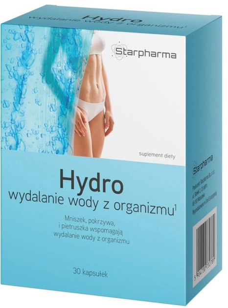 Харчова добавка Starpharma Hydro Виведення води з організму 30 капсул (5902989931052) - зображення 1