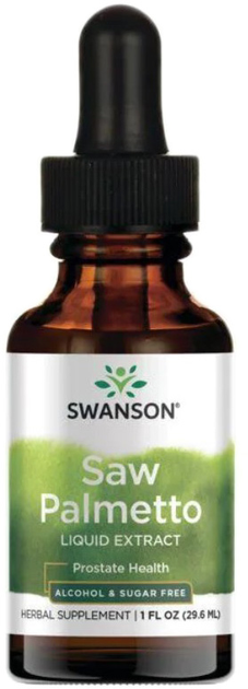 Добавка харчова Рідкий екстракт Swanson Saw Palmetto 29,6 мл (87614112183) - зображення 1