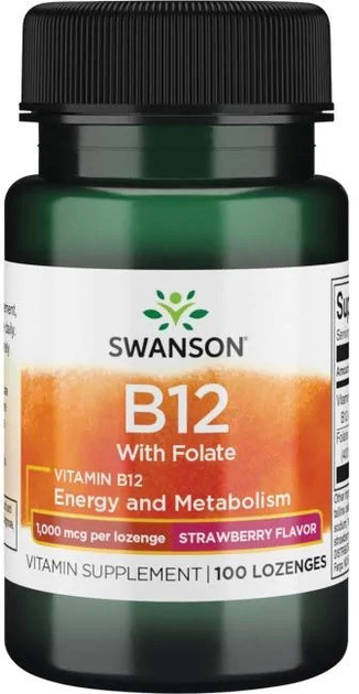 Swanson Witamina B12 1000 mcg 100 Do Ssania (87614017464) - obraz 1