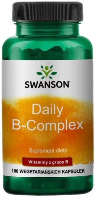 Харчова добавка Swanson Daily B-Complex 100 капсул (87614118550) - зображення 1