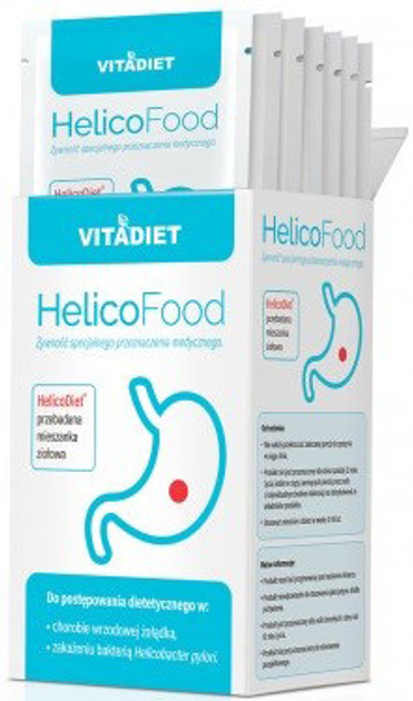 Vitadiet Helicofood 7 saszetek Jelita, Wrzody Żołądka (5900425005435) - obraz 1