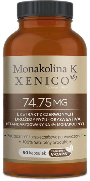 Suplement diety Xenico Pharma Monacolin K 90 kapsułek (5905279876972) - obraz 1
