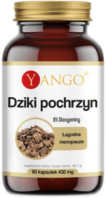 Харчова добавка Yango Wild Yam 90 капсул для легкої менопаузи (5904194060244) - зображення 1