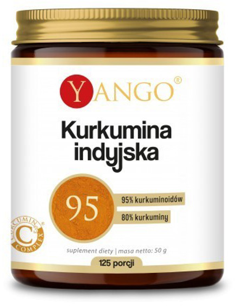 Харчова добавка Yango Indian Curcumin 50 г зміцнює імунітет (5904194060688) - зображення 1