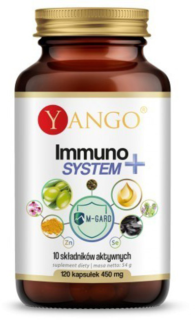 Yango Immuno System+ 450mg 120 kapsułek Odporność (5907483417941) - obraz 1