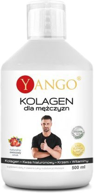 Yango Kolagen Dla Mężczyzn 500 ml Kwas Hialuronowy (5903796650150) - obraz 1