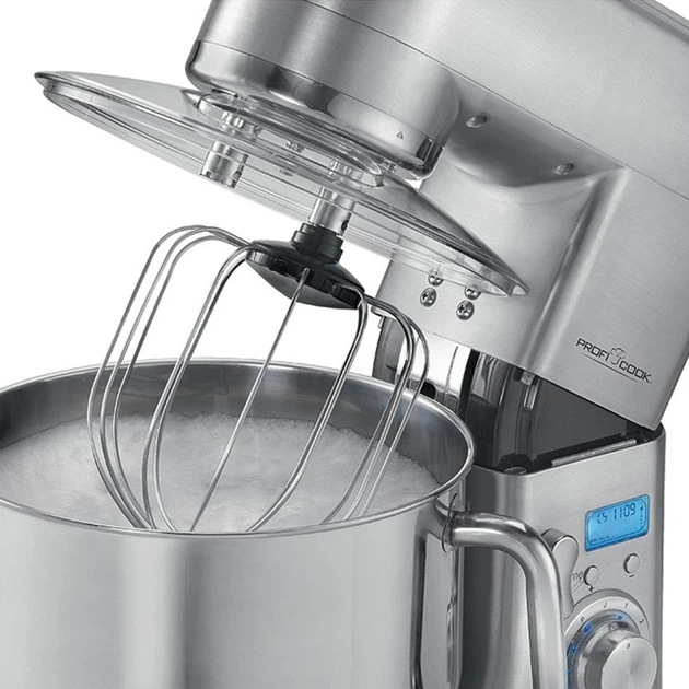 Кухонный комбайн Profi Cook PC-KM 1096 1500 Вт 10 л 8 скоростей импульс + 4 насадки - изображение 4