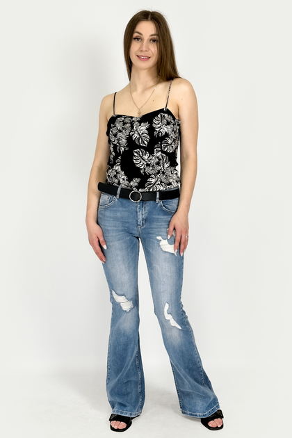 Топ Zara 2195/541/064 чорний XS - Фото 2 Топ Zara 2195/541/064 чорний XS - зображення 2