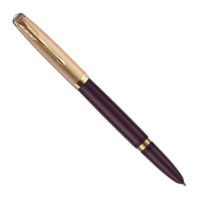Ручка перова Parker PARKER 51 Premium Plum GT FP F 57 111 - зображення 5