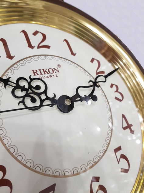 Настенные часы RIKON ходики (50х30 см) "Маятник-50-D" темное дерево - изображение 3