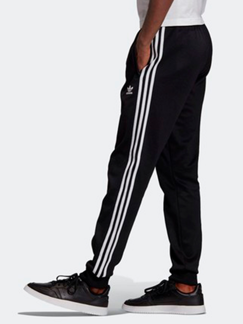 Spodnie Dresowe Adidas Sst GF 0210 L Czarne (4061612985488) - obraz 2