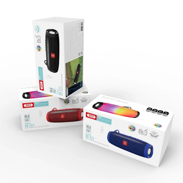 Портативная колонка XO F27 Bluetooth Speaker, Red - изображение 2