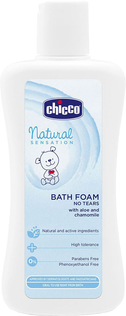 Pianka do kąpieli Chicco Natural Sensation 200 ml (07452.10) - obraz 1