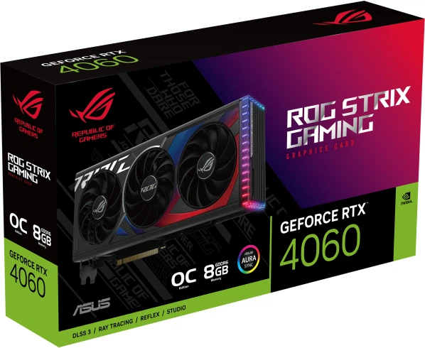 Видеокарта ASUS PCI-Ex GeForce RTX 4060 ROG Strix OC Edition 8GB GDDR6 (128bit) (1 x HDMI, 3 x DisplayPort) (ROG-STRIX-RTX4060-O8G-GAMING) - изображение 12