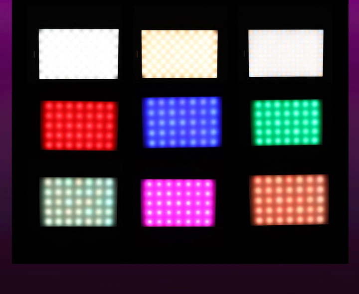Комплект LED света для фотосъемки 3200-5500K с регулируемой яркостью и цвета USB со стойкой - изображение 5
